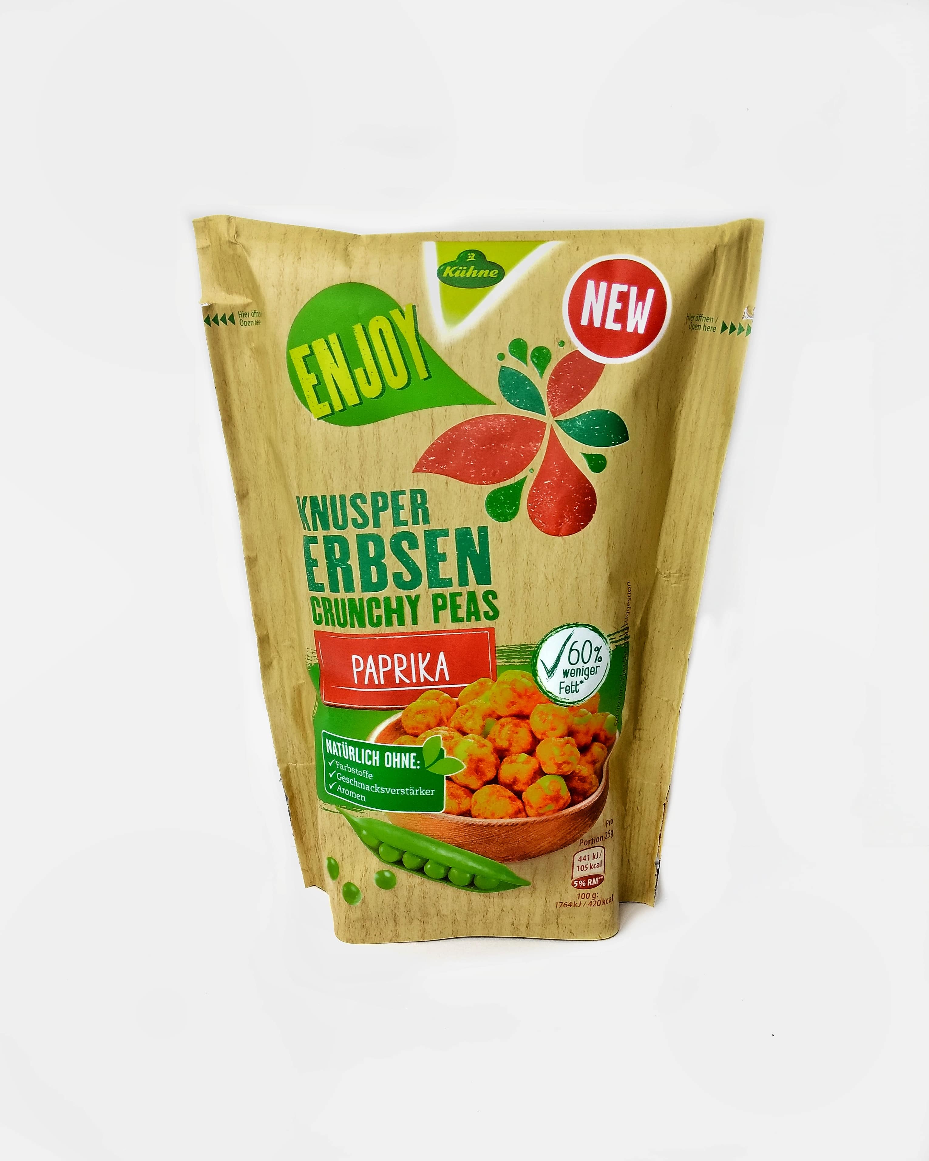Knusper-Erbsen Crunchy Peas Paprika