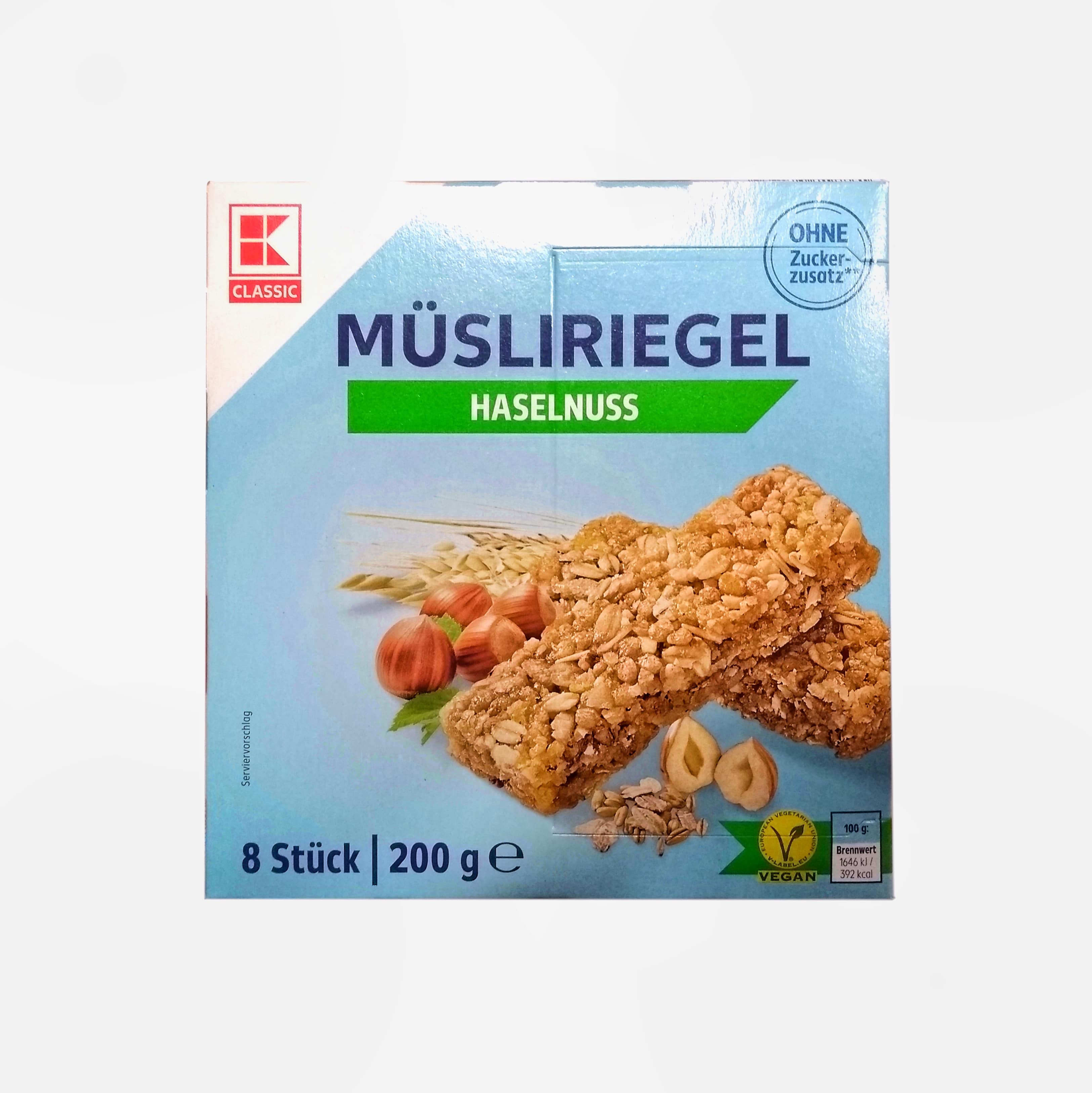 Müsliriegel Haselnuss