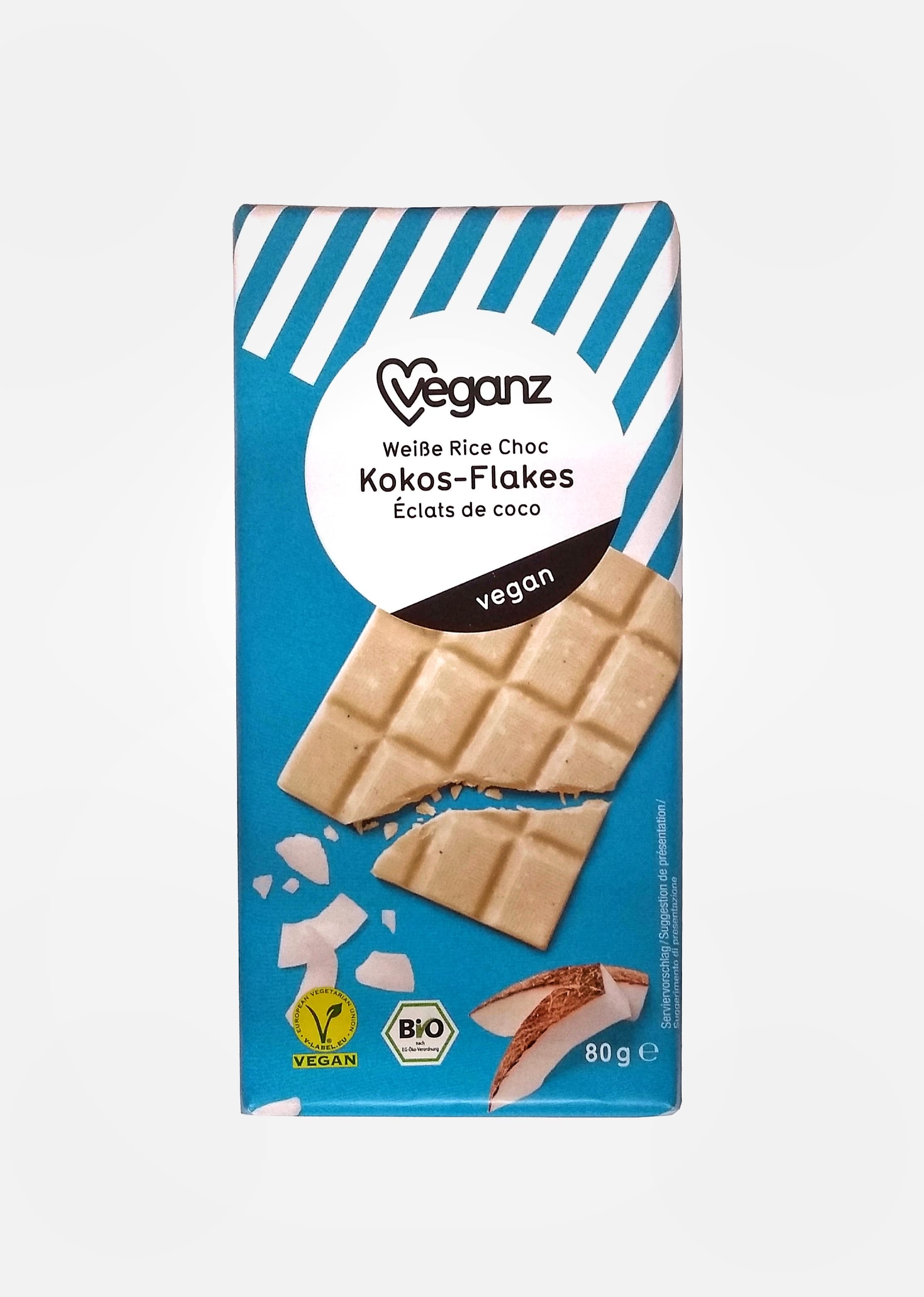 Weiße Rice Choc Kokos-Flakes