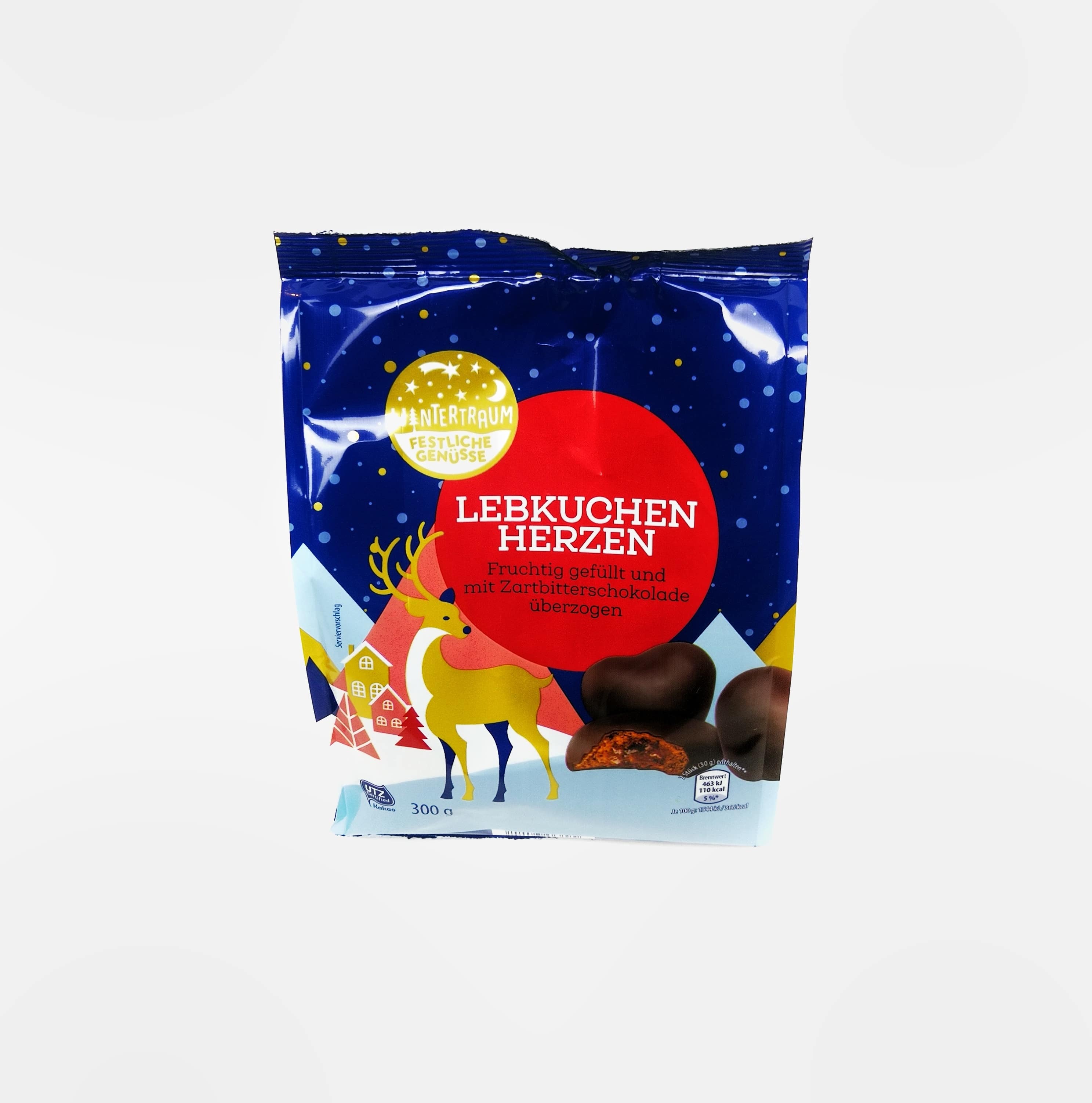 Lebkuchen-Herzen (zartbitter)